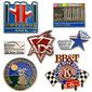 Die Struck Brass Soft Enamel Lapel Pins 3/4